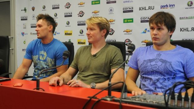 Варламов, Федотенко и Дадонов на встрече с болельщиками